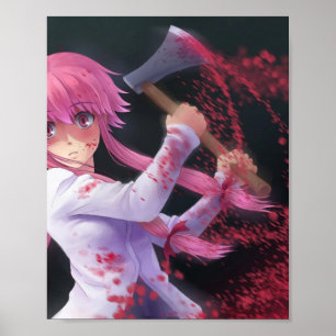 Mirai Nikki Yuno Gasai Poster