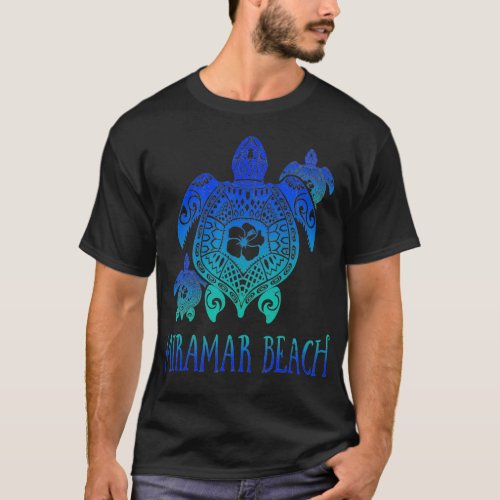 Miramar Beach 2022 Florida Sea Turtles 2022 Vacati T_Shirt