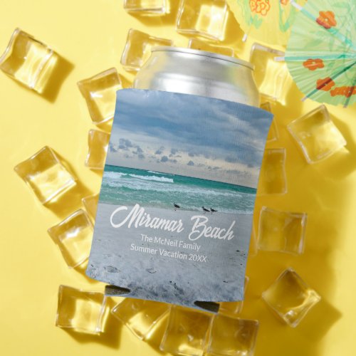 Miramar Beach Florida Beautiful Custom Keepsake Can Cooler