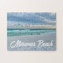 Miramar Beach Florida Beautiful Ocean Photography Jigsaw Puzzle