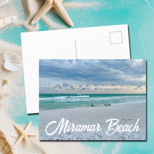 Miramar Beach Florida Beautiful Ocean Photography Postcard