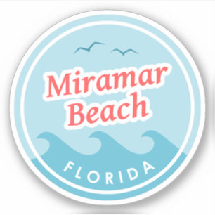 Miramar Beach Florida Sticker