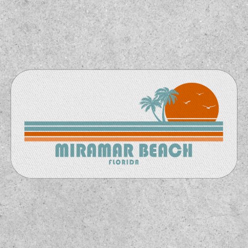 Miramar Beach Florida Sun Palm Trees Patch
