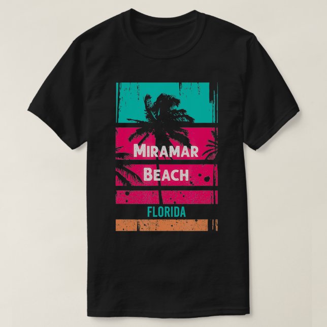 Miramar Beach Souvenir Florida Reminder  T-Shirt (Design Front)