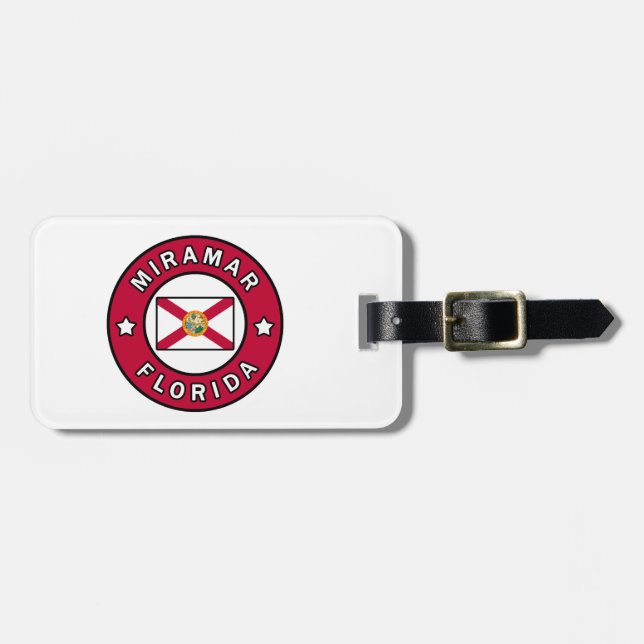 Miramar Florida Luggage Tag (Front Horizontal)