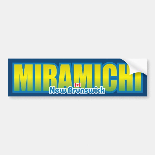 Miramichi Bumper Bumper Sticker (Front)