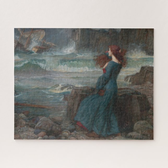 Miranda (by John William Waterhouse) Jigsaw Puzzle (Horizontal)