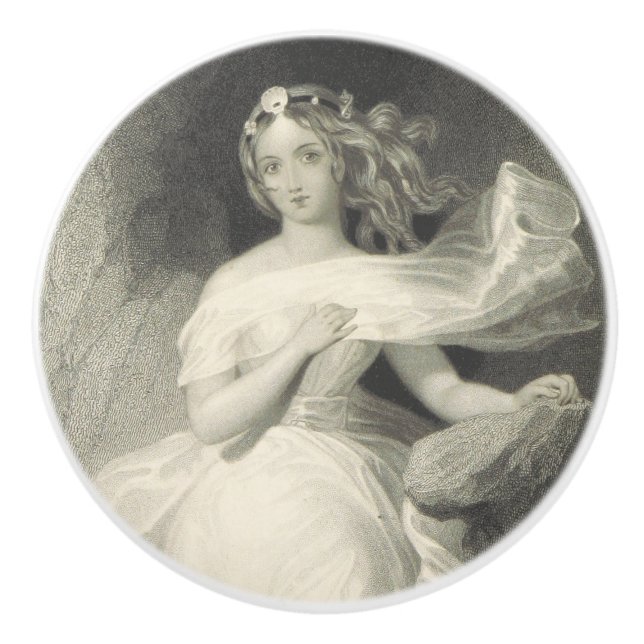 Miranda Ceramic Knob (Front)