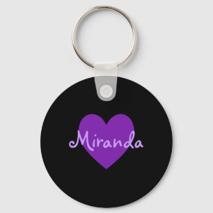 Miranda in Purple Keychain