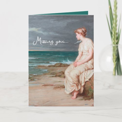 Miranda John William Waterhouse Art Greeting Card
