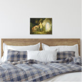 Miranda, Prospero and Ariel, from 'The Tempest' by Canvas Print (Insitu(Bedroom))