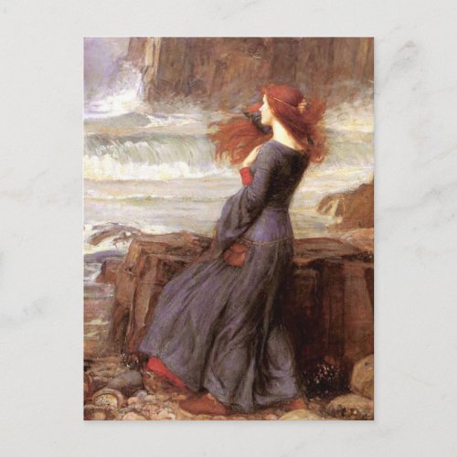 Miranda The Tempest by John William Waterhouse Postcard