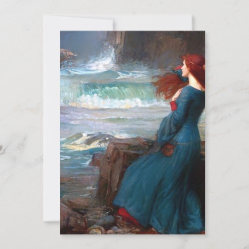 Miranda The Tempest John William Waterhouse Invitation