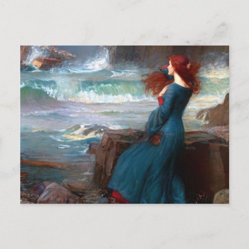 Miranda The Tempest John William Waterhouse Postcard