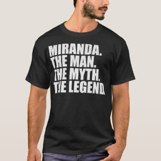MirandaMiranda Family name Miranda last Name Miran T-Shirt