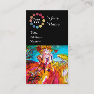 MIRANDOLINA BEAUTY MAKE UP ARTIST COLOR PALETTE BUSINESS CARD