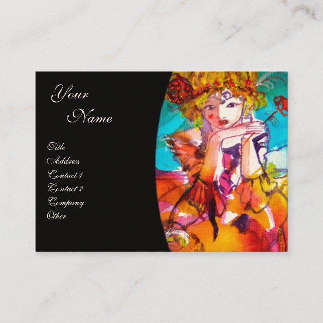 MIRANDOLINA  / Performing  Arts ,Costume Designer Business Card (Front)