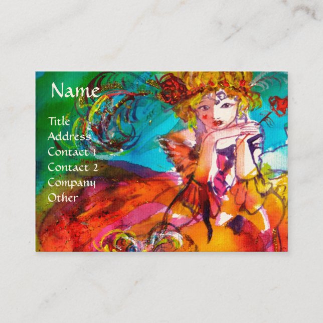 MIRANDOLINA  / Performing  Arts ,Costume Designer Business Card (Front)