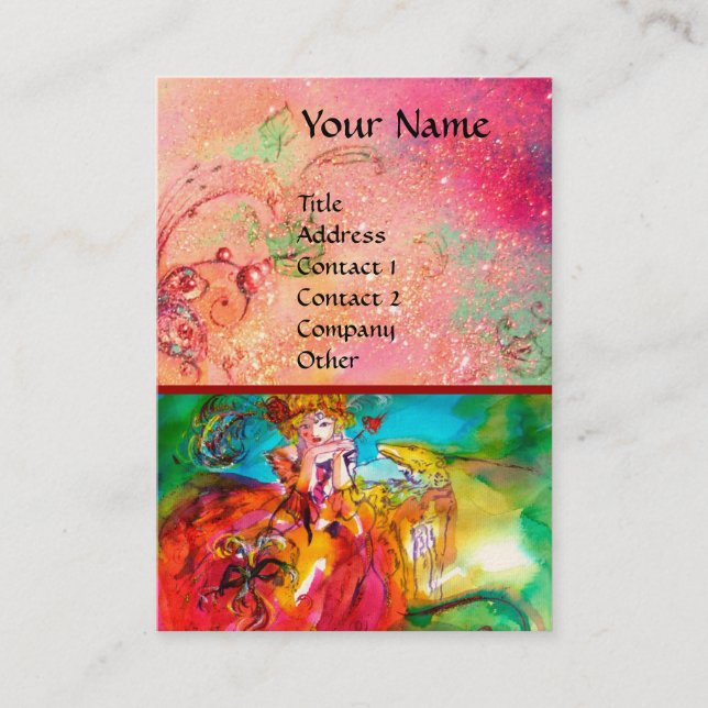 MIRANDOLINA  / Performing  Arts ,Costume Designer Business Card (Front)