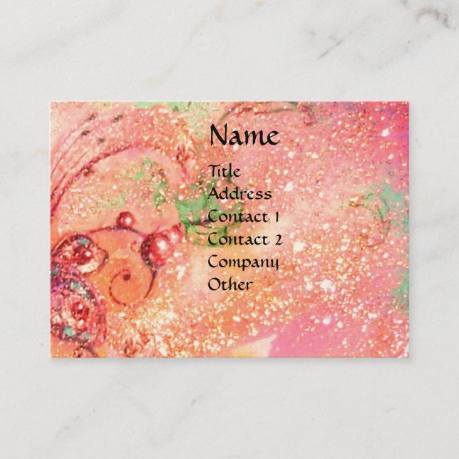 MIRANDOLINA  / Performing  Arts ,Costume Designer Business Card (Front)
