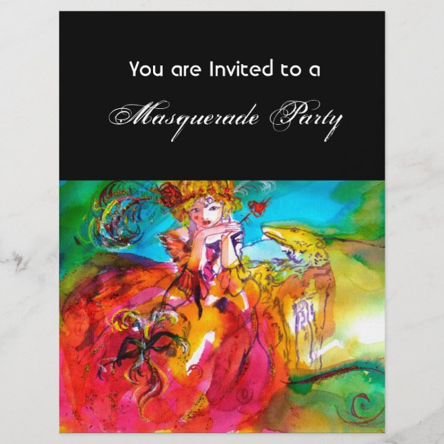 MIRANDOLINA  / Venetian Carnival Masks (Front)