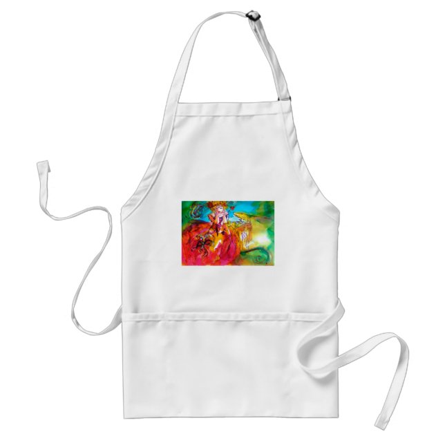 MIRANDOLINA  / Venetian Carnival Masks Adult Apron (Front)