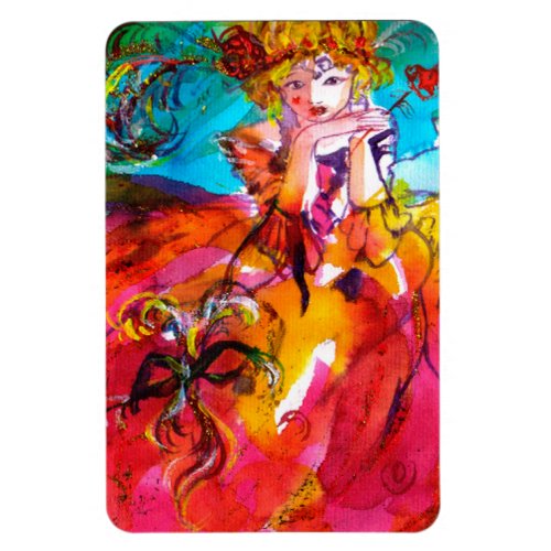 MIRANDOLINA   Venetian Carnival Masks Magnet