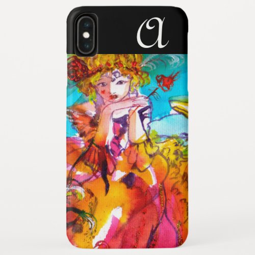 MIRANDOLINA Venetian Carnival Masks Monogram iPhone XS Max Case