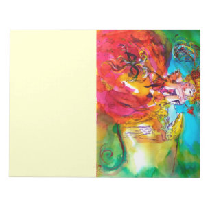 MIRANDOLINA / Venetian Carnival Masks Notepad