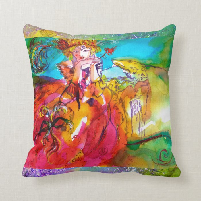 MIRANDOLINA  / Venetian Carnival Masks Pillows