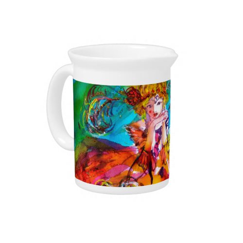 MIRANDOLINA   Venetian Carnival Masks Pitcher