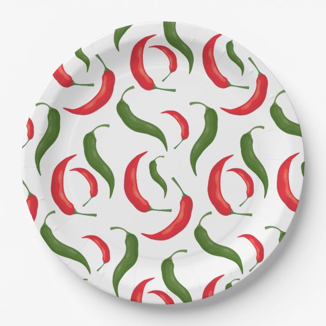 Mirchi Paper Plates (Front)
