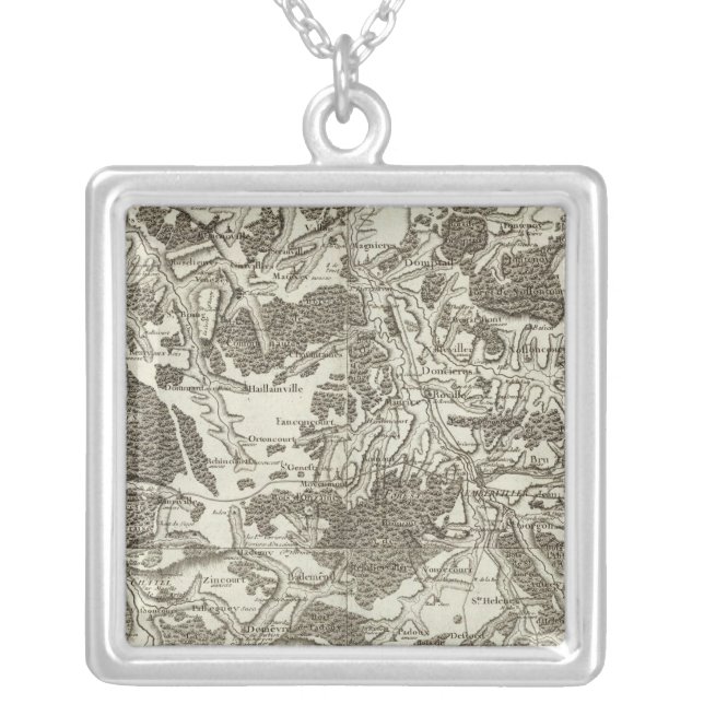 Mirecourt, Epinal Silver Plated Necklace (Front)
