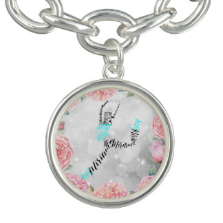 Miriam Personalized Jazz Dancer Dance Gift Bracelet
