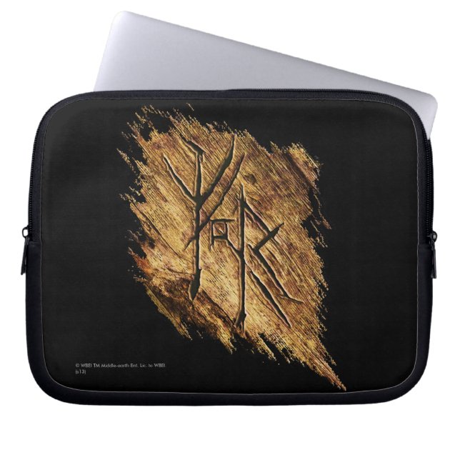 Mirkwood Symbol Laptop Sleeve (Front)