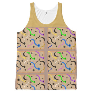 MIRO PRINT TANK, i Art & Designs, Cocuyo Art & Des All-Over-Print Tank Top