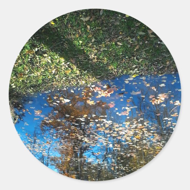 Miroir Mirror Autumn Classic Round Sticker (Front)