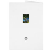 Miroir Mirror Autumn Greeting Card (Back)