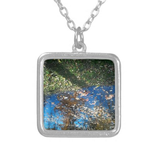 Miroir Mirror Autumn Square Necklace