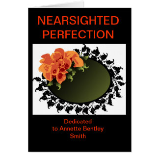 mirror2, NEARSIGHTED PERFECTION, Dedicated to A... Cards