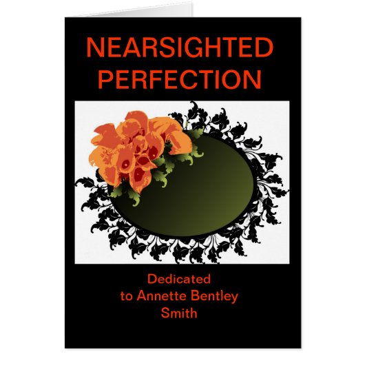 mirror2, NEARSIGHTED PERFECTION, Dedicated to A... Cards (Front)