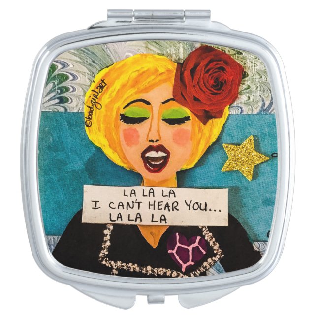 Mirror=badgirl Compact Mirror (Front)
