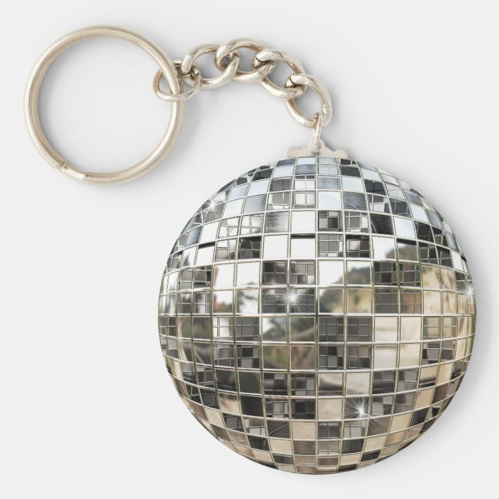 Mirror Ball Keychain | Zazzle.com