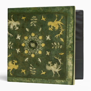 Mirror, bronze with lacquered back 3 ring binder