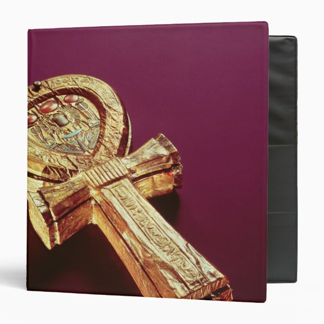 Mirror case in the form of an ankh 2 3 ring binder (Front/Inside)