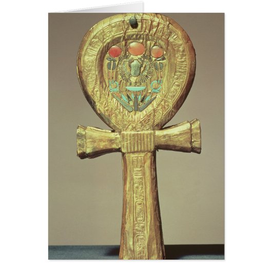 Mirror case in the form of an ankh cards (Front)
