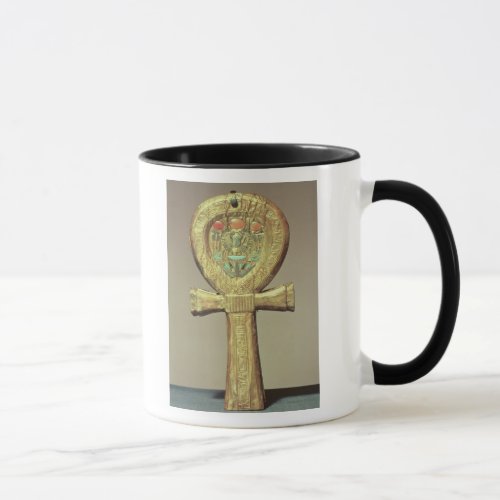 Mirror case in the form of an ankh mug