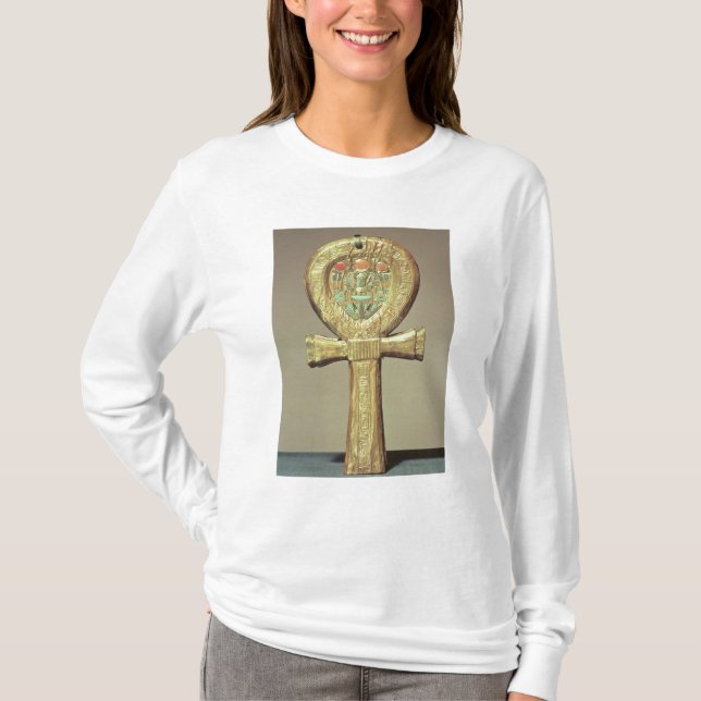 Mirror case in the form of an ankh T-Shirt (Front)