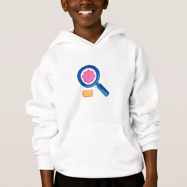 Mirror Circle Delight" Hoodie (Front)