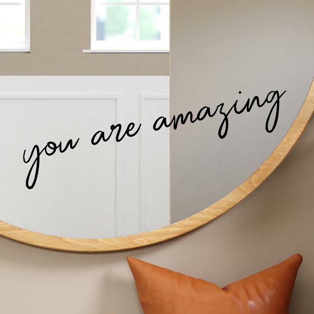 Mirror Cling You Are Amazing Inspirational Quote (Creator Uploaded)
